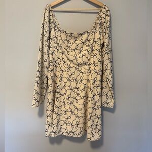 Abercrombie Bow dress size XLT